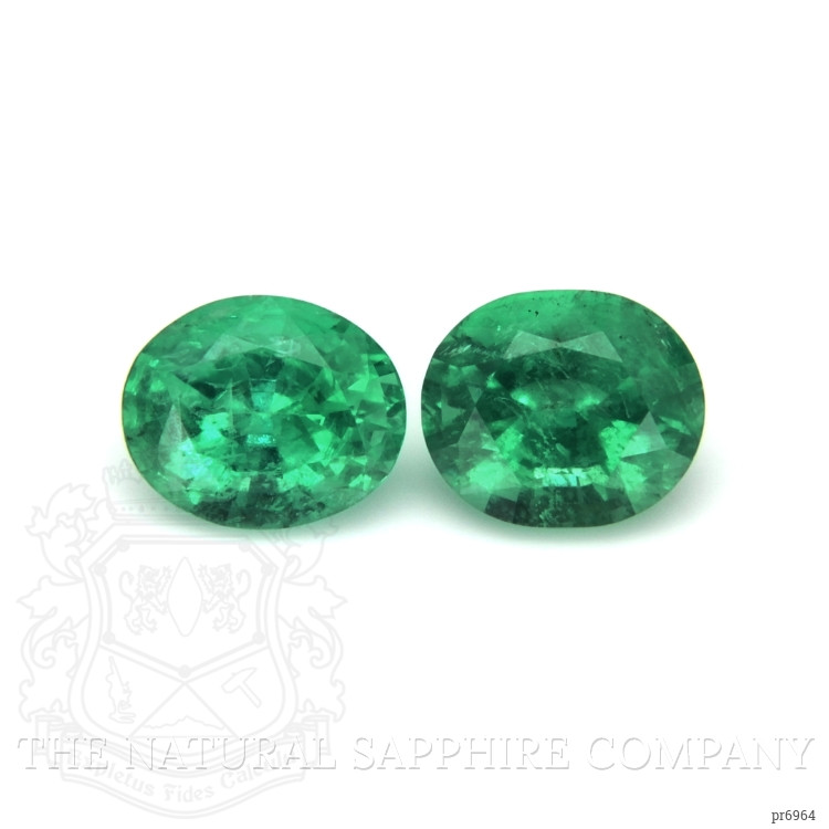1.34 Ct.Tw. Emerald Pair from Brazil
