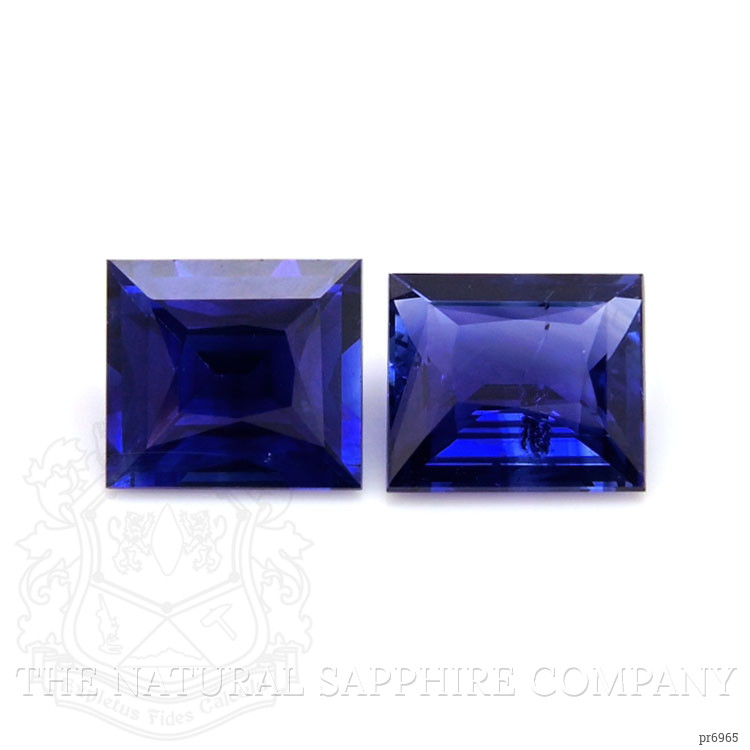 3.20 Ct.Tw. Blue Sapphire Pair from Ceylon (Sri Lanka)