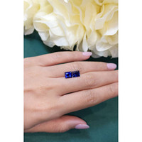 3.20&nbsp;Ct.Tw.Total Carat Weight Blue Sapphire Pair from Ceylon (Sri Lanka) Life Style