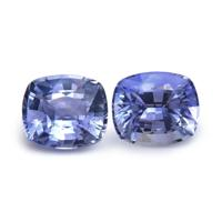6.16&nbsp;Ct.Tw.Total Carat Weight Blue Sapphire Pair from Ceylon (Sri Lanka) Video