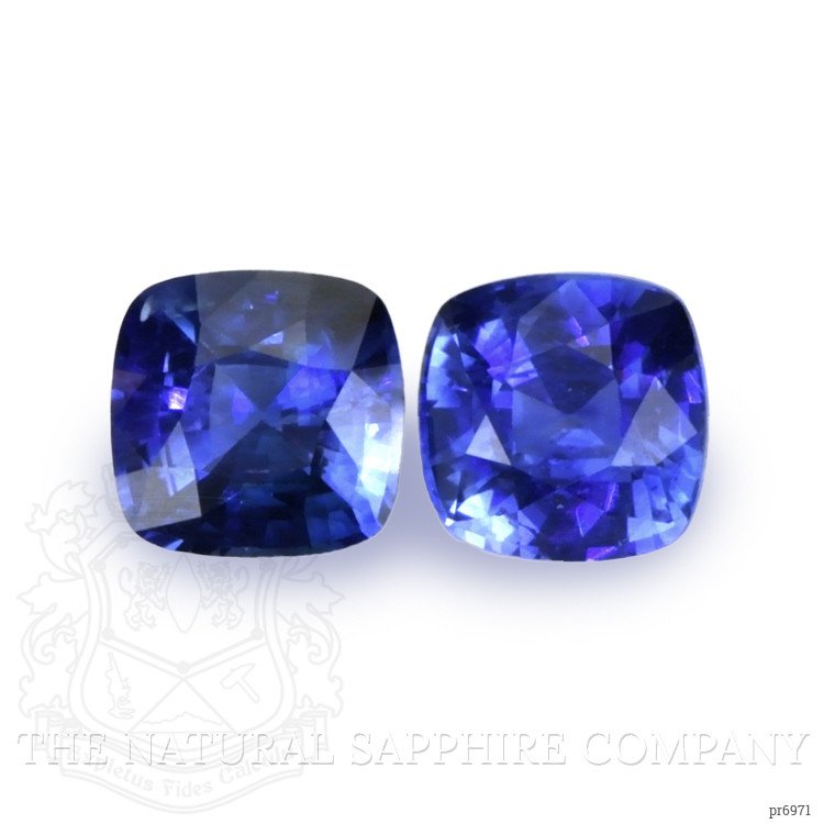 2.71 Ct.Tw. Blue Sapphire Pair from Ceylon (Sri Lanka)