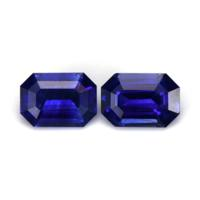 2.16&nbsp;Ct.Tw.Total Carat Weight Blue Sapphire Pair from Ceylon (Sri Lanka) Video