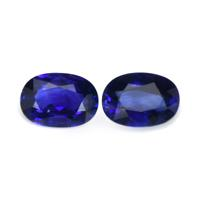 3.62&nbsp;Ct.Tw.Total Carat Weight Blue Sapphire Pair from Ceylon (Sri Lanka) Video