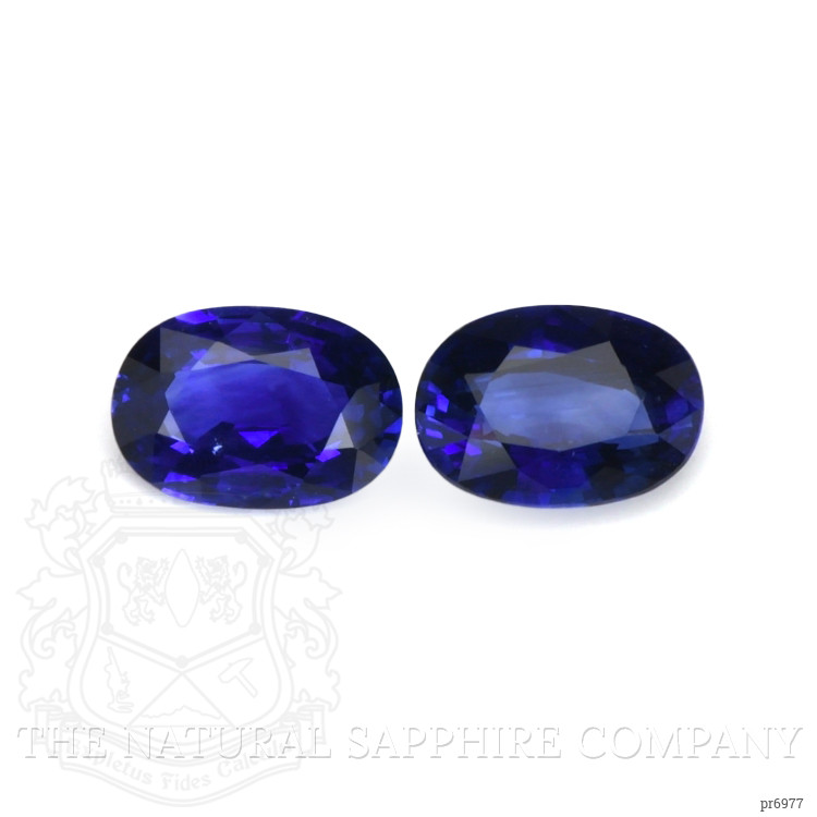 3.62 Ct.Tw. Blue Sapphire Pair from Ceylon (Sri Lanka)