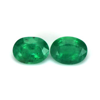 3.39 Ct.Tw. Oval Emerald Pair