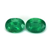 3.39 Ct.Tw.Total Carat Weight Emerald Pair from Zambia Image