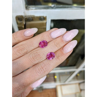 6.09&nbsp;Ct.Tw.Total Carat Weight Purplish Pink Sapphire Pair from Ceylon (Sri Lanka) Life Style