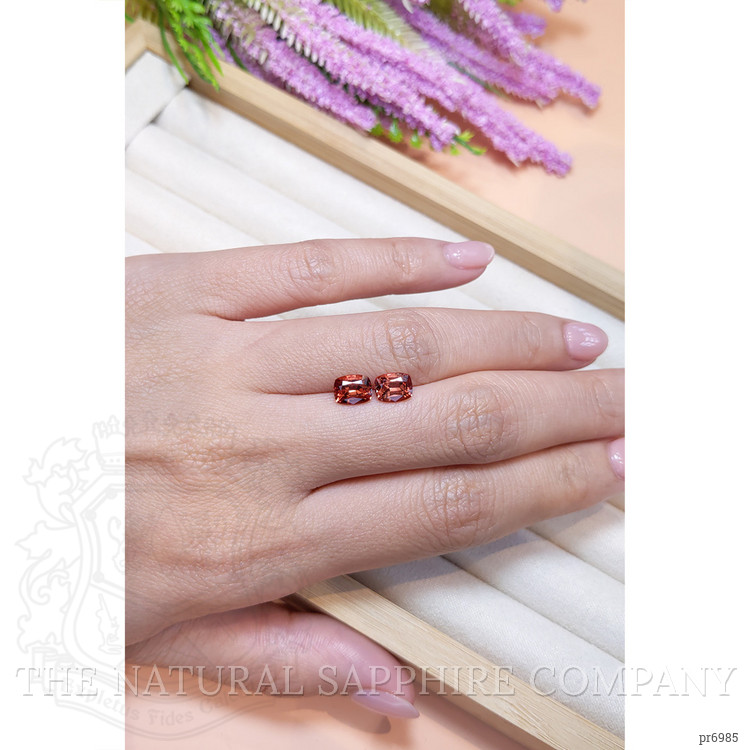 2.25 Ct.Tw. Spinel Pair from Ceylon (Sri Lanka)