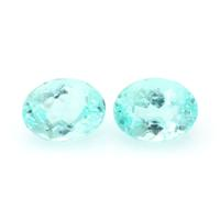 2.30 Ct.Tw.Total Carat Weight Paraiba Tourmaline Pair from Nigeria Video