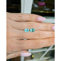2.30 Ct.Tw.Total Carat Weight Paraiba Tourmaline Pair from Nigeria Life Style