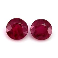 2.17&nbsp;Ct.Tw.Total Carat Weight Ruby Pair from Burma (Myanmar) Video