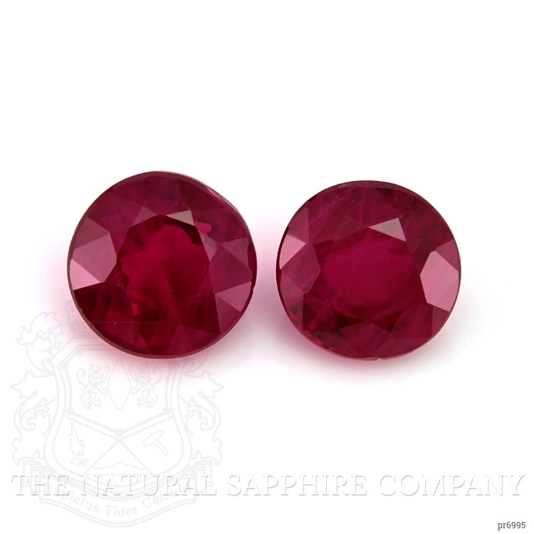 2.17 Ct.Tw. Ruby Pair from Burma (Myanmar)