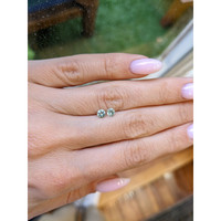 0.45 Ct.Tw.Total Carat Weight Paraiba Tourmaline Pair from Mozambique Life Style