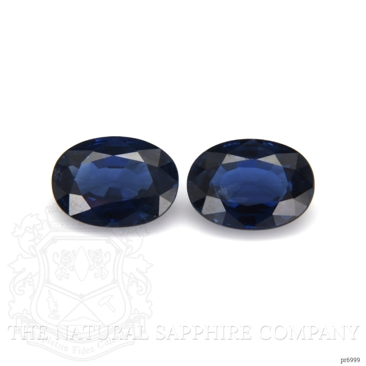2.28 Ct.Tw. Blue Sapphire Pair from Ceylon (Sri Lanka)