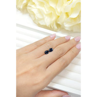 2.28&nbsp;Ct.Tw.Total Carat Weight Blue Sapphire Pair from Ceylon (Sri Lanka) Life Style
