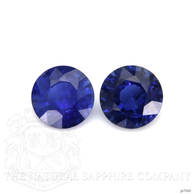 0.85 Ct.Tw. Blue Sapphire Pair from Ceylon (Sri Lanka)