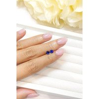 0.85&nbsp;Ct.Tw.Total Carat Weight Blue Sapphire Pair from Ceylon (Sri Lanka) Life Style
