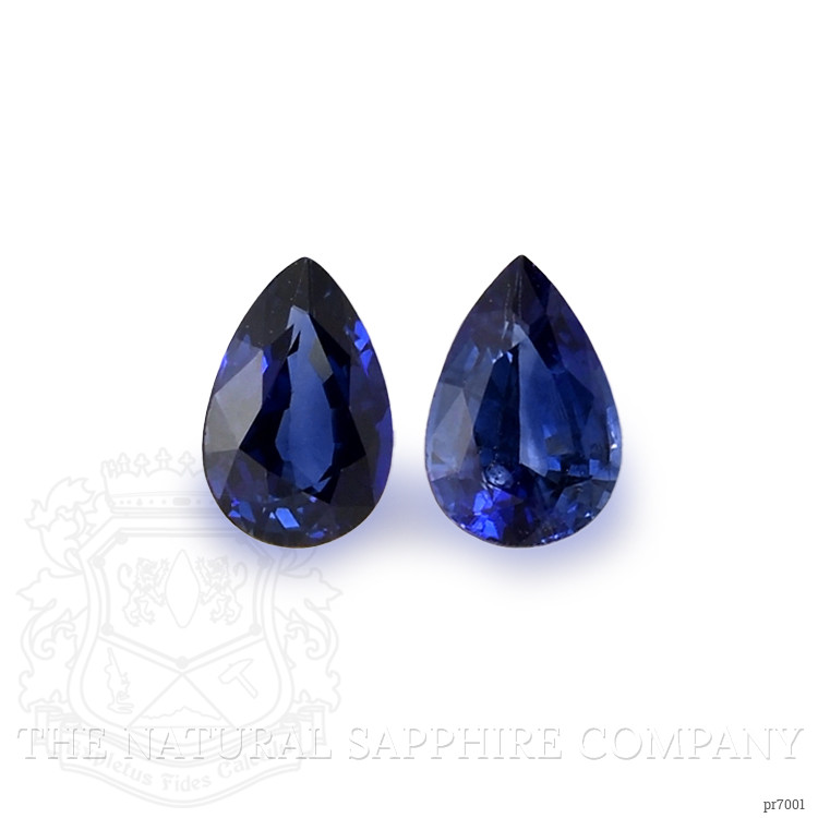 0.97 Ct.Tw. Blue Sapphire Pair from Ceylon (Sri Lanka)