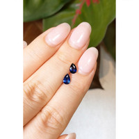 0.97&nbsp;Ct.Tw.Total Carat Weight Blue Sapphire Pair from Ceylon (Sri Lanka) Life Style
