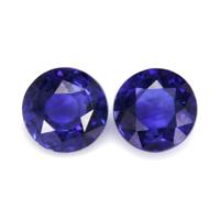 2.20&nbsp;Ct.Tw.Total Carat Weight Blue Sapphire Pair from Ceylon (Sri Lanka) Video