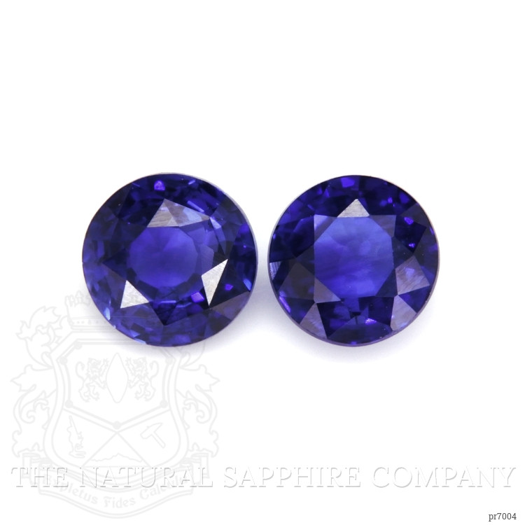 2.20 Ct.Tw. Blue Sapphire Pair from Ceylon (Sri Lanka)