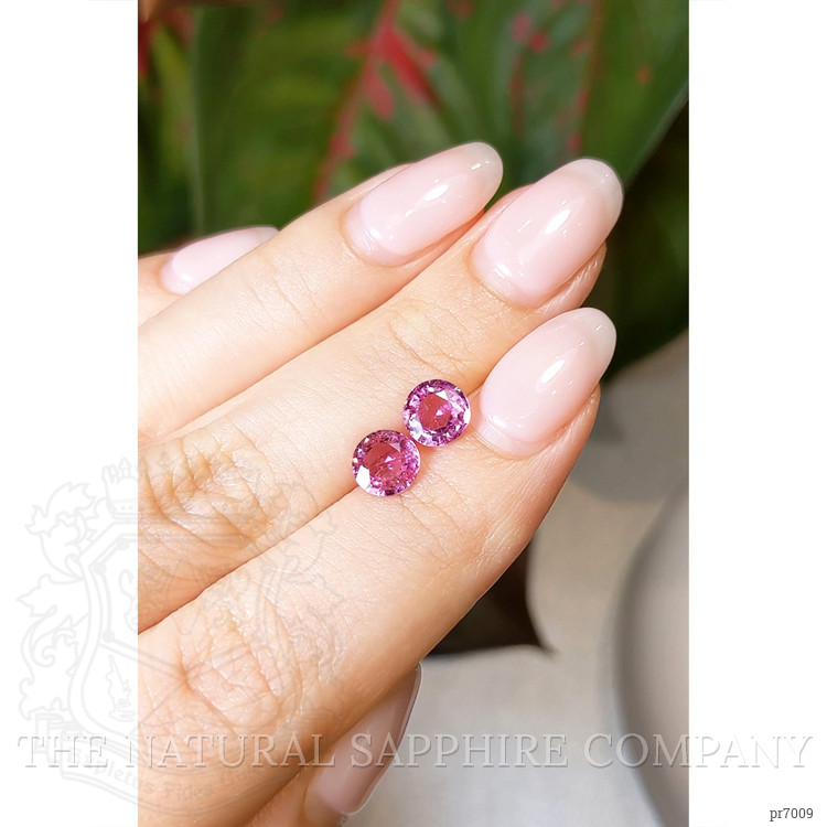 2.46 Ct.Tw. Pink Sapphire Pair from Ceylon (Sri Lanka)