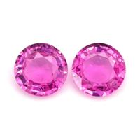 2.44&nbsp;Ct.Tw.Total Carat Weight Pink Sapphire Pair from Ceylon (Sri Lanka) Video