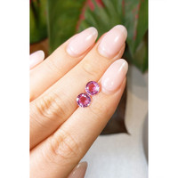 2.44&nbsp;Ct.Tw.Total Carat Weight Pink Sapphire Pair from Ceylon (Sri Lanka) Life Style