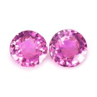 1.55&nbsp;Ct.Tw.Total Carat Weight Pink Sapphire Pair from Ceylon (Sri Lanka) Video