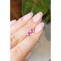1.55&nbsp;Ct.Tw.Total Carat Weight Pink Sapphire Pair from Ceylon (Sri Lanka) Life Style