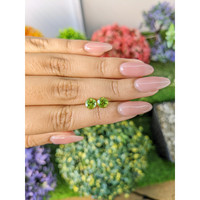 1.90 Ct.Tw.Total Carat Weight Peridot Pair from Pakistan Life Style