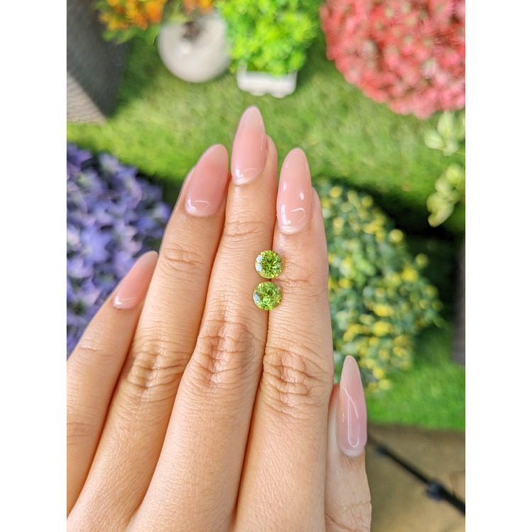 1.90 Ct.Tw. Peridot Pair from Pakistan