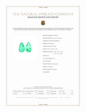 4.09 Ct.Tw.Total Carat Weight Emerald Pair from Colombia Scan Report