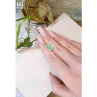 3.46 Ct.Tw.Total Carat Weight Emerald Pair from Colombia Life Style