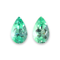 2.32 Ct.Tw.Total Carat Weight Emerald Pair from Colombia Video