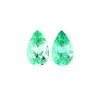 2.32 Ct.Tw.Total Carat Weight Emerald Pair from Colombia Video