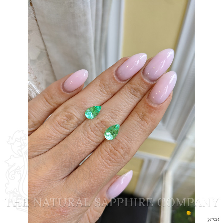 2.32 Ct.Tw. Emerald Pair from Colombia