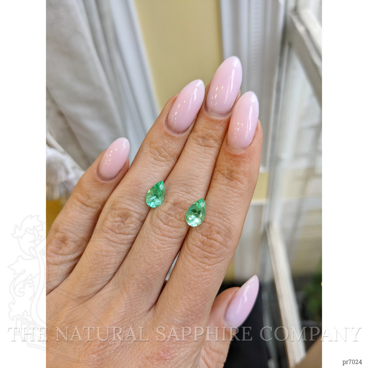 2.32 Ct.Tw. Emerald Pair from Colombia