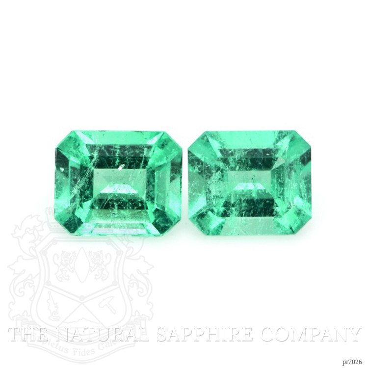 1.45 Ct.Tw. Emerald Pair from Colombia