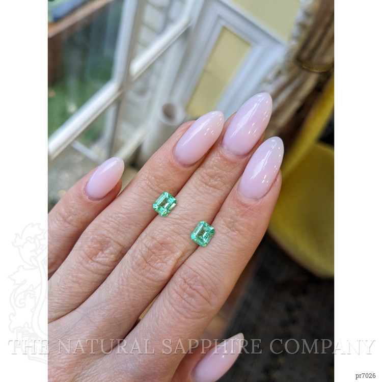 1.45 Ct.Tw. Emerald Pair from Colombia