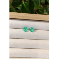3.07 Ct.Tw.Total Carat Weight Emerald Pair from Colombia Life Style