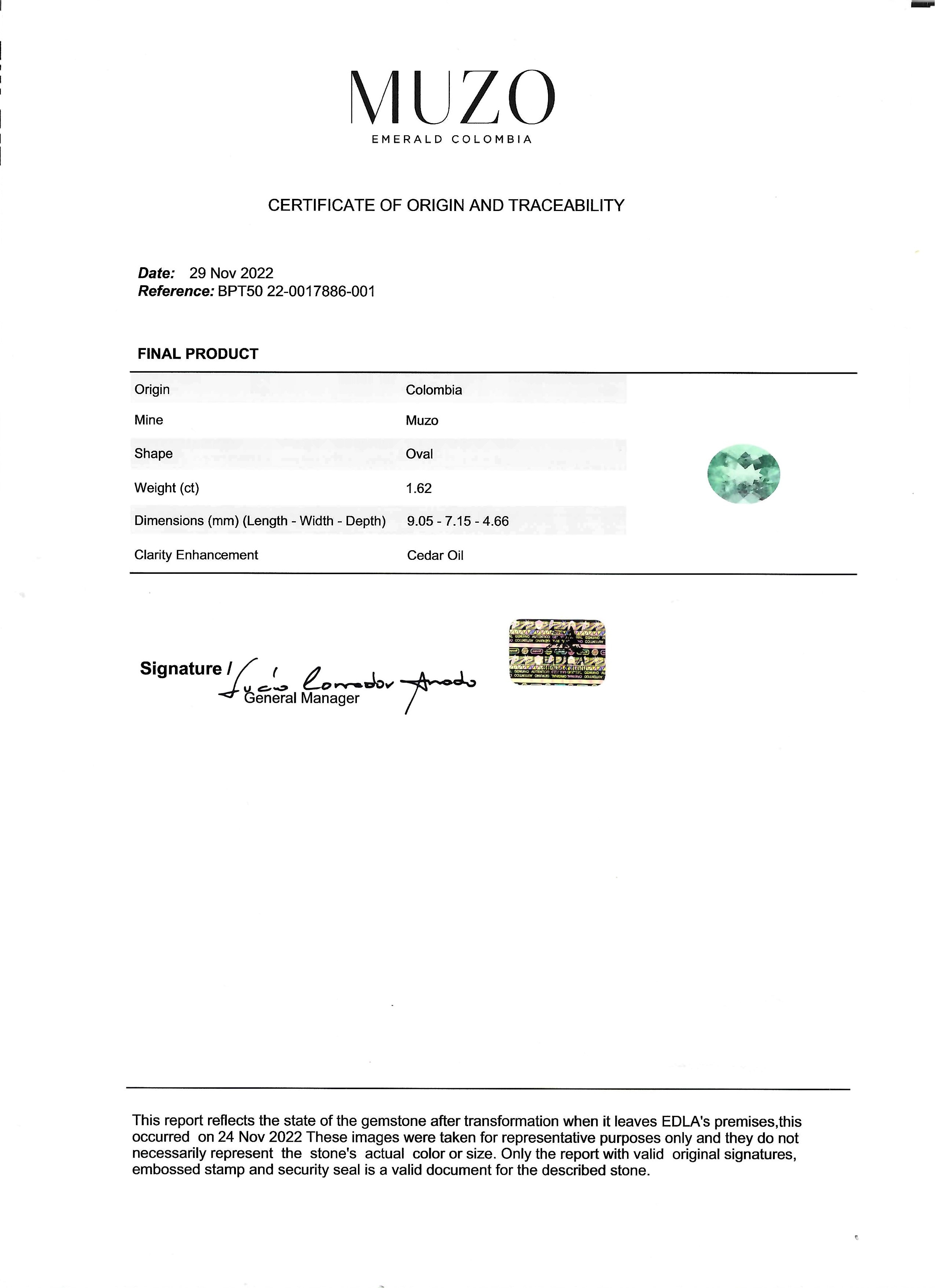 3.12 Ct.Tw. Emerald Pair from Colombia
