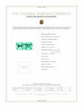 2.73 Ct.Tw.Total Carat Weight Emerald Pair from Colombia Scan Report