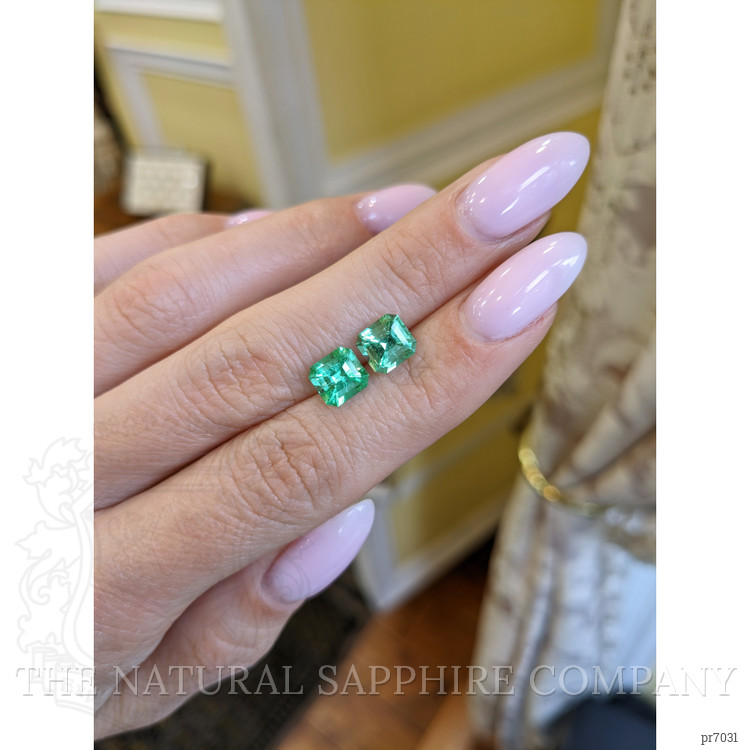 2.73 Ct.Tw. Emerald Pair from Colombia