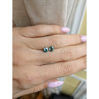 1.10&nbsp;Ct.Tw.Total Carat Weight Bluish Green Sapphire Pair from Ceylon (Sri Lanka) Life Style