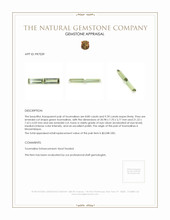 18.19 Ct.Tw.Total Carat Weight Tourmaline Pair from Mozambique Appraisal