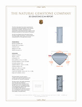 18.19&nbsp;Ct.Tw.Total Carat Weight Tourmaline Pair from Mozambique 3 D Scan Report