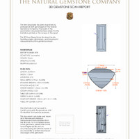 18.19 Ct.Tw.Total Carat Weight Tourmaline Pair from Mozambique 3 D Scan Report