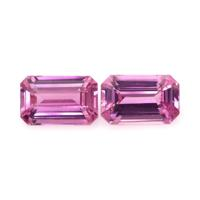 4.07&nbsp;Ct.Tw.Total Carat Weight Pink Sapphire Pair from Ceylon (Sri Lanka) Video