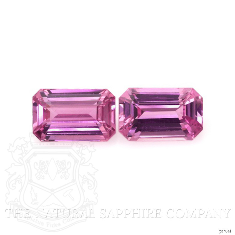 4.07 Ct.Tw. Pink Sapphire Pair from Ceylon (Sri Lanka)